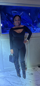 “Moe Snatched Black Jumpsuit”