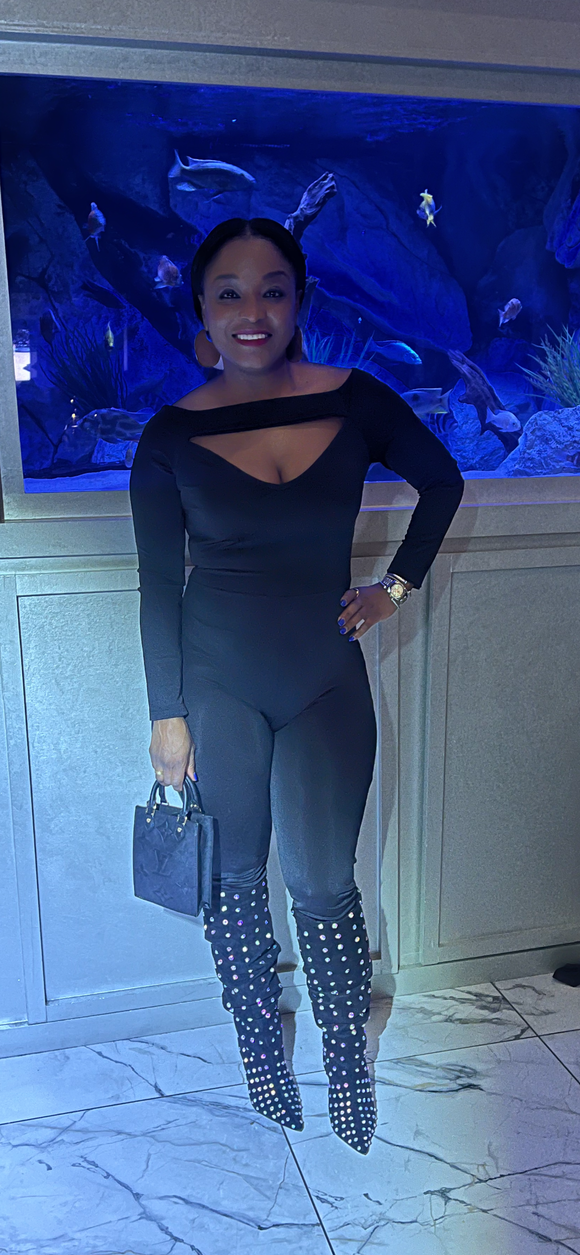 “Moe Snatched Black Jumpsuit”