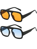 Trendy Square Aviator Sunglasses